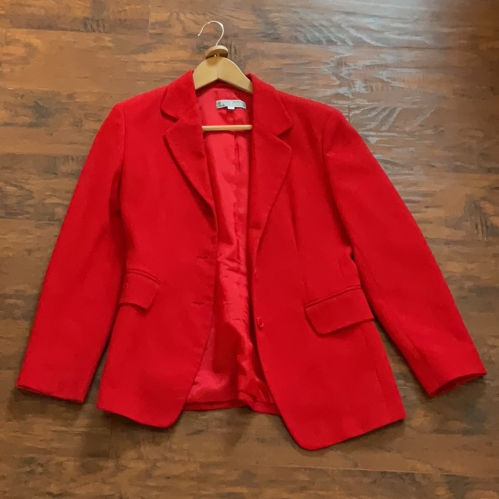 Women's Red Blazer